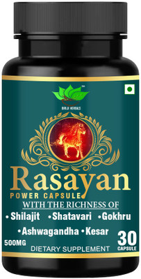 BIRJI HERBALS RASAYAN POWER CAPSULE (30 VEG CAPSULE)(30 Capsules)