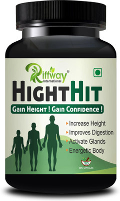 Riffway Height Hit Capsules Helps To Grow Taller_VEGETARIAN(30 Capsules)