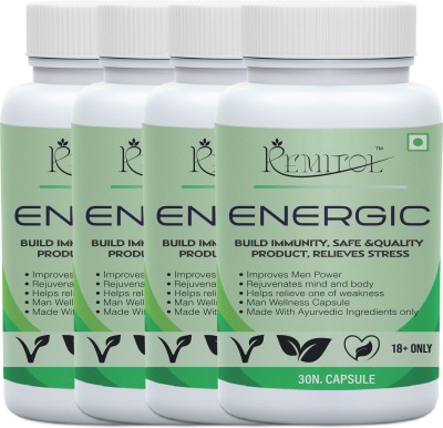 Remitol Energic Organic Power Medicine For Men ' Good For Daily Health ' Immunity(Pack of 4)