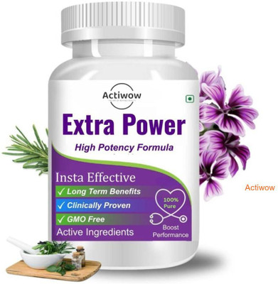 ACTIWOW Extra Power Capsules - Go Longer, Go Stronger(30 Capsules)