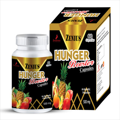 Zenius Hunger Power Capsule for Mass Gainers New and Improved Formula | the Ultimate(60 Capsules)