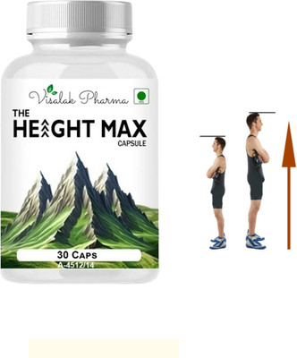 visalak pharma The Height Max Herbal Supplement For Speed Height Formula Ayurvedic(30 Capsules)
