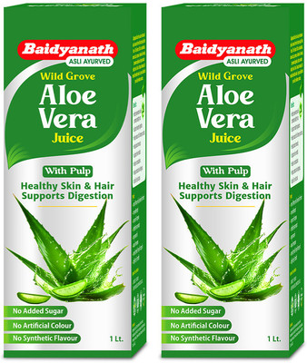 Baidyanath Wild Grove Aloe Vera Juice(Pack of 2, 2 L)