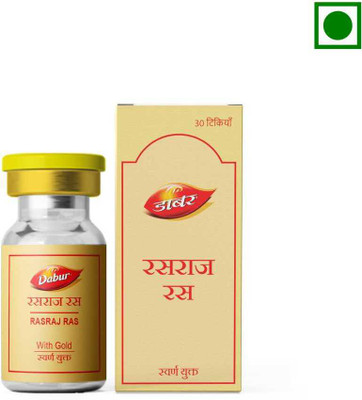 Dabur RASRAJ RAS 30 TAB WITH GOLD(30 Tablets)
