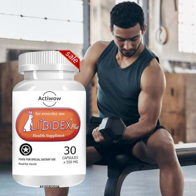 ACTIWOW Libidex Plus Capsules - Men’s Bold Energy Booster(30 Capsules)