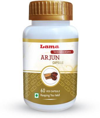 Lama Arjun Capsule | With Terminalia arjuna Extracts - 60 Vegetarian Capsules(60 Capsules)