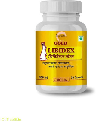 Dr.TrueSkin Libidex Gold Capsules Stamina Premium Testosterone Max Strength X01(30 Capsules)