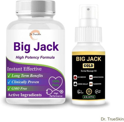 Dr.TrueSkin Big Jack Capsule & Oil With Full Performance Blend S02(30 Capsules)