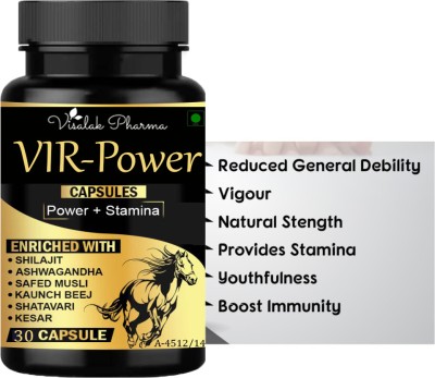 visalak pharma Vir Power Capsule Herbal Capsules For Men