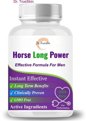 Dr.TrueSkin Horse Long Power Capsule & Oil With Strength Recovery Boost(30 Capsules)