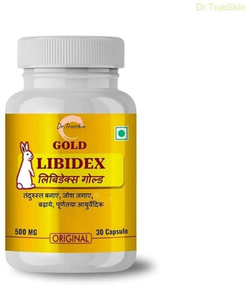Dr.TrueSkin Libidex Gold Capsules Hardness Boost Endurance Stimulant(30 Capsules)