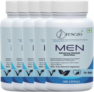 Fasczo Men Health Power Capsule For Men ! Stay Active All Day Ensuring Powerful(Pack of 5)