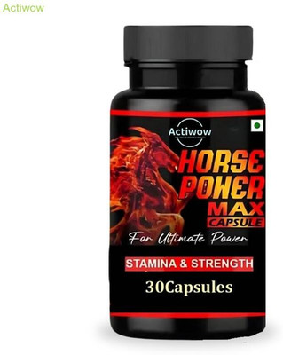ACTIWOW Horse Power Max Capsule Energy reload for daily life M05(30 Capsules)