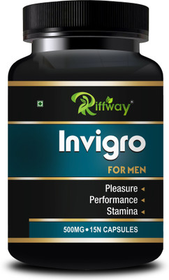 Riffway Invigro _ Herbal Formula Stamina Capsule For Better Strength(15 Capsules)