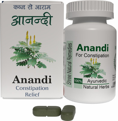 Shree Natural Remedies Anandi For Constipation | Gut Cleanser | Detoxifying | Ayurvedic Natural Herbs(30 Tablets)