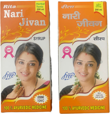 Rita Pharmacy Rita Nari Jivan Syrup 200ML+200ML (Pack of 2 Pcs)(400 ml)