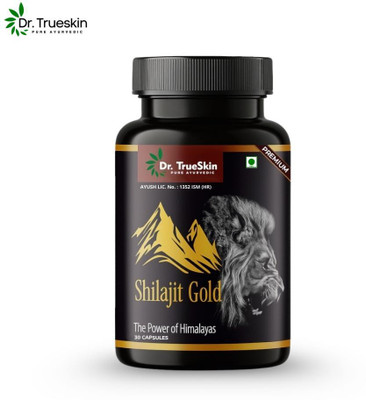 Dr.TrueSkin Shilajit Gold Herbal Daily Energy Plus 30 Capsules(30 Capsules)