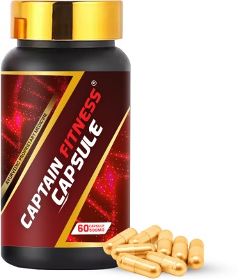 CaptainFitness CAPTAIN FITNESS CAPSULE | Ayurvedic Stamina Booster For Men | 60 CAPSULE