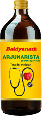 Baidyanath Arjunarishta | Helpful in maintaining wellness of Heart Problems - 450 Ml(450 ml)