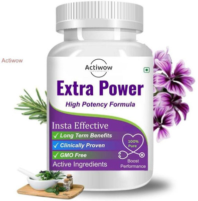 ACTIWOW Extra Power Capsules - From Nature to You(30 Capsules)