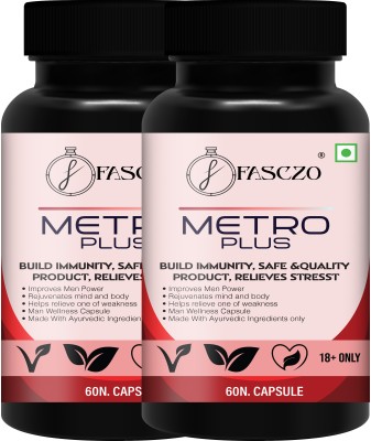 Fasczo Metro Plus Health Power Capsules For Men ' Realize Your Power ' Immunity(Pack of 2)