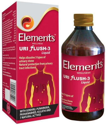 Elements WELLNESS Uri Flush 3 Liquid 200 Ml(200 ml)