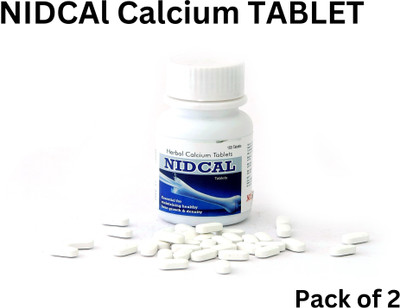 NID Nidcal Tablet For Healthy Bone Formation | Calcium Tablet | Joint Pain relief(Pack of 2, 200 Tablets)