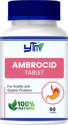 YTM Ayurvedic Ambrocid Tablet Relief Acidity & Gas Problems Constipation Relief(60 Tablets)