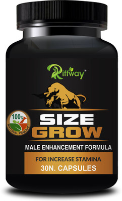 Riffway Size Grow Shilajit Gold Capsule . Ashwagandha Capsule Stamina Capsule(30 Capsules)
