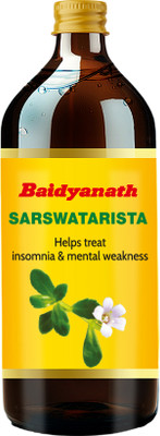 Baidyanath Sarswatarista | Improves Concentration and Helps Improve Attentiveness and Sleep(450 ml)