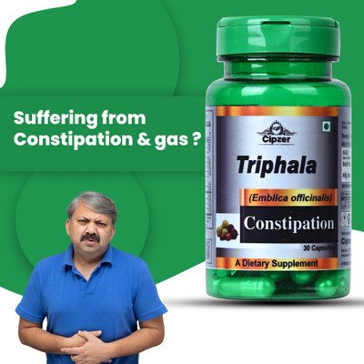 CIPZER Triphala 30 Capsules Helps to Support Digestive Health and Boost Immunity(30 Capsules)