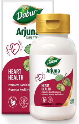 Dabur Arjuna heart health (60 + 20 Tab Free)(60 Capsules)