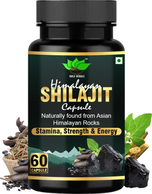 BIRJI HERBALS HIMALAYAN SHILAJIT CAPSULE (60 VEG CAPSULE)(60 Capsules)