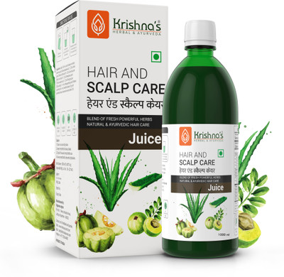 Krishna's Herbal & Ayurveda Hair & Scalp Care Juice(1000 ml)