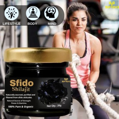 Health Ayurveda Sfido Shilajit, Boost Body Strength, Stamina, Semi Liquid, Pack of 1