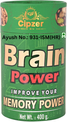 CIPZER Brain Power Prash Ayurvedic Memory Booster, Focus & Intelligence 400 Grams(400 g)