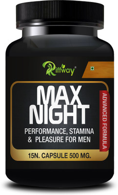 Riffway Max Night _ Herbal Formulation Stamina Capsule For Better Strength(15 Capsules)