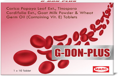 MARC G-Don Plus- Boosts Platelet Count & Immunity(10 Tablets)
