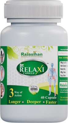 Rajasthan aushdhalaya Dr RELAXI Capsules Relief from Joints Pain | Arthritis - 30 Capsule(40 Capsules)