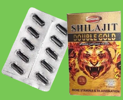 Redtize HG6Y DR CHOPRA SHILAJIT DOUBLE GOLD Musli Gold Capsule 10(10 Capsules)