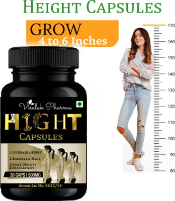 visalak pharma Hight Capsule Ayurveda Speed Growth Natural & Ayurvedic cap-sules