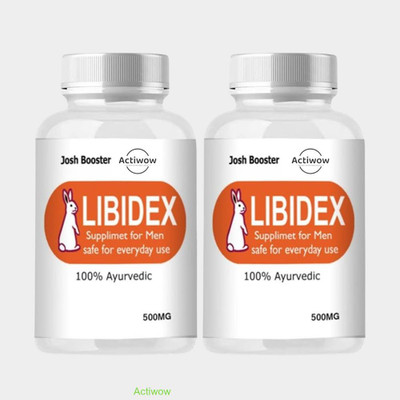 ACTIWOW Libidex Capsules - 30-Day Vitality & Stamina Formula FR61RC(Pack of 2, 60 Capsules)