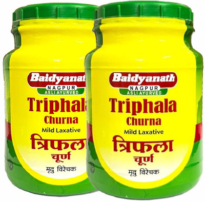 Baidyanath Triphala Churna 500 gms (Pack of 2) Helps Relieve Constipation & Gas Relief(Pack of 2, 500 g)