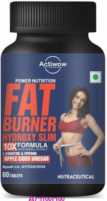 ACTIWOW Fat Burner Tablets with Caffeine for Ultimate Weight LossY01(60 Tablets)