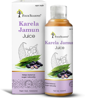 Four Seasons Karela Jamun Juice | Helps Manage Blood Sugar | Stimulate Insulin Secretion(1000 ml)