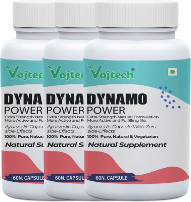 Vojtech Dynamo Health Power Capsule For Men ` Stay Active All Day ` Stress Reliefe(Pack of 3)