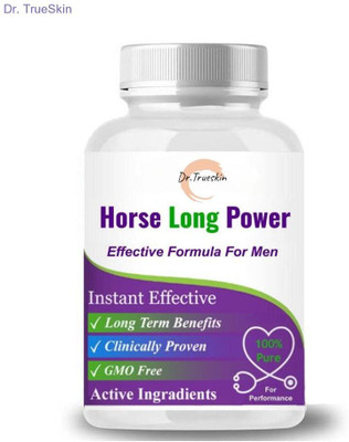 Dr.TrueSkin Horse Long Power Capsule & Oil To Activate Energy(30 Capsules)
