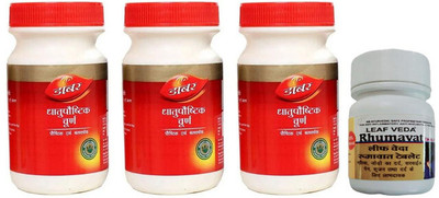 Dabur Dhatupaushtika Churan For Restorative With Leaf Rhumawat 20 Tab(Pack of 4, 300 g)