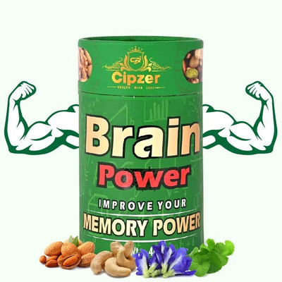 CIPZER Brain power prash-Deal with stress, boosts your brain energy(400GM)(400 g)