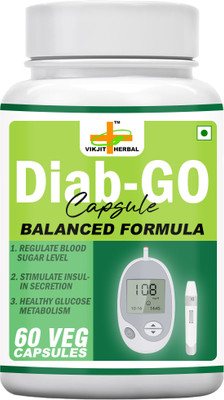 VIKJIT HERBALS DIAB-GO CAPSULE(60 Capsules)